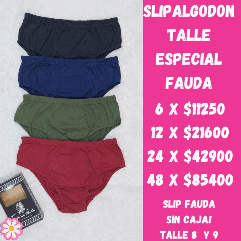 Slip de algodòn.