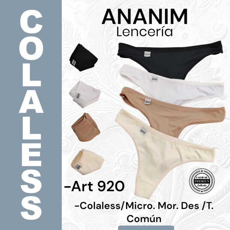 Colaless de micro/morley desagujadas.
