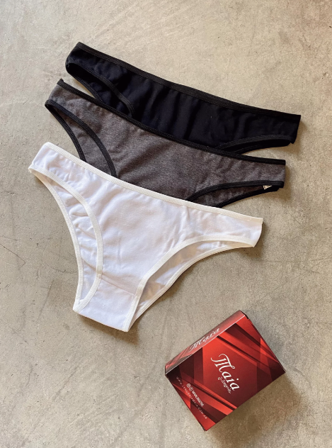 Pack x3 vedetina de algodón.