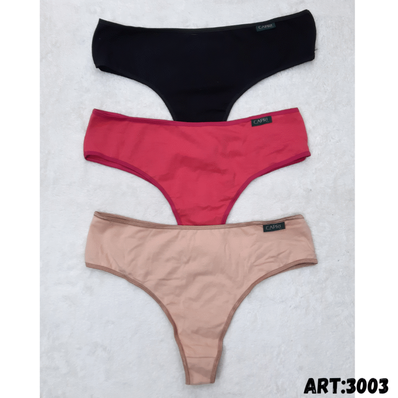 Culotteless de algodón Pack x3, Capri.