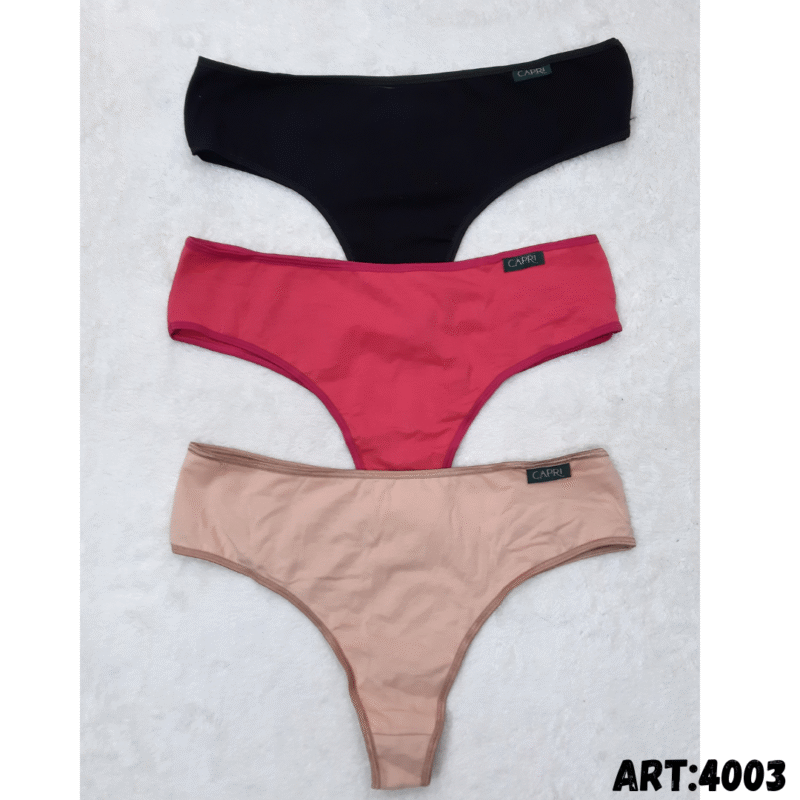 Culotteless de algodón Talle Especial Pack x3, Capri.