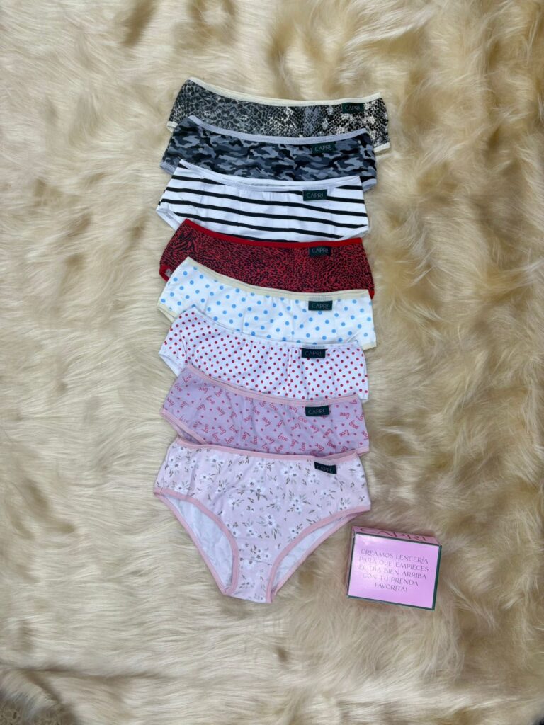 Universal algodón estampada pack x3, Capri.