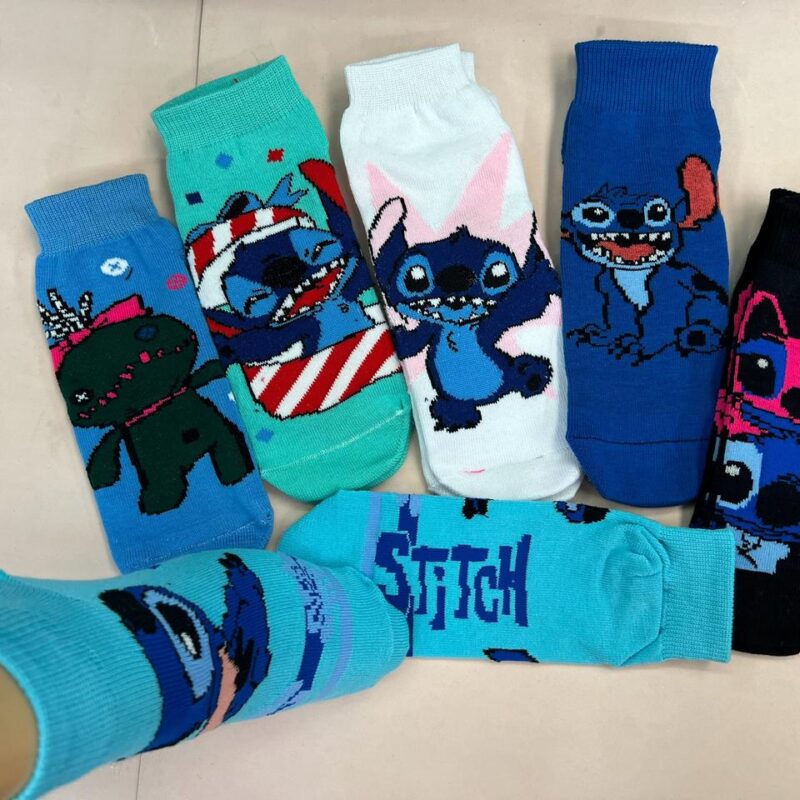 Medias de "Stich" de adulto, x12.