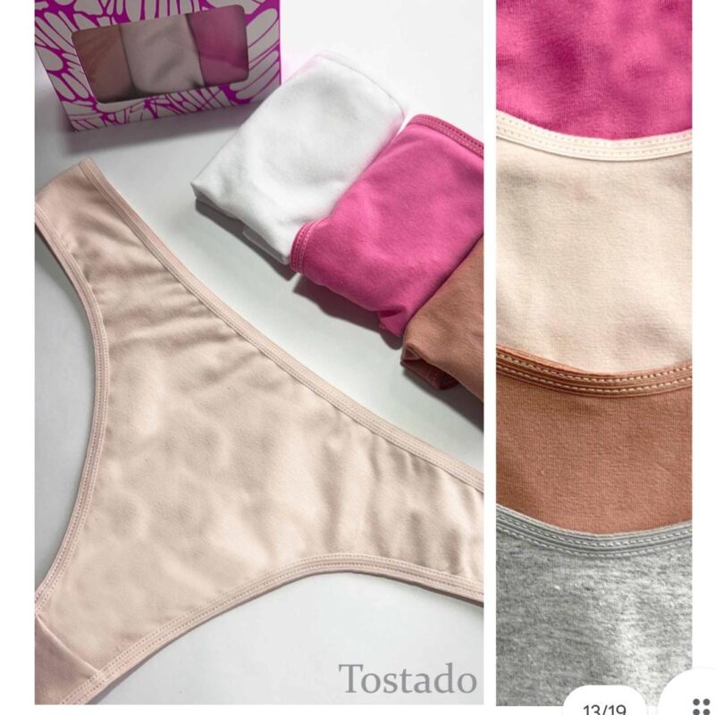 Colaless algodón y lycra, pack x3 Frashe.