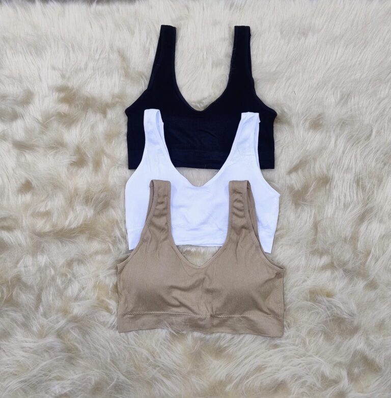 Corpiño deportivo con push micro morley,Talle Especial.