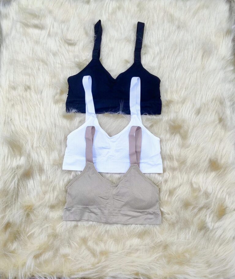 Corpiño deportivo bretel ancho de lycra, con push.