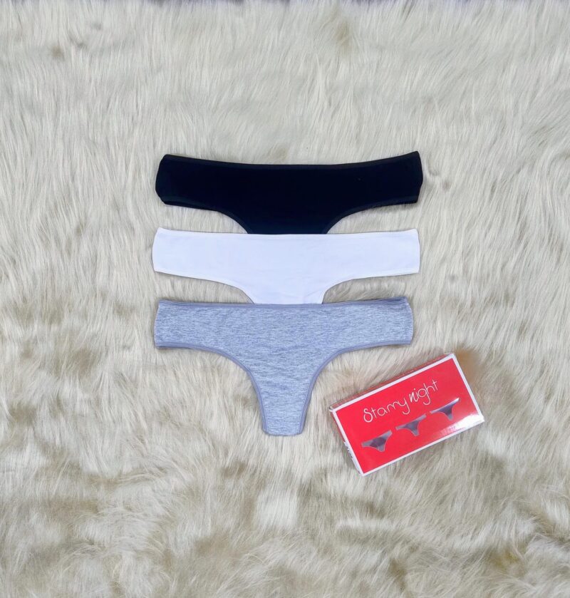 Culotteless algodón pack x3.