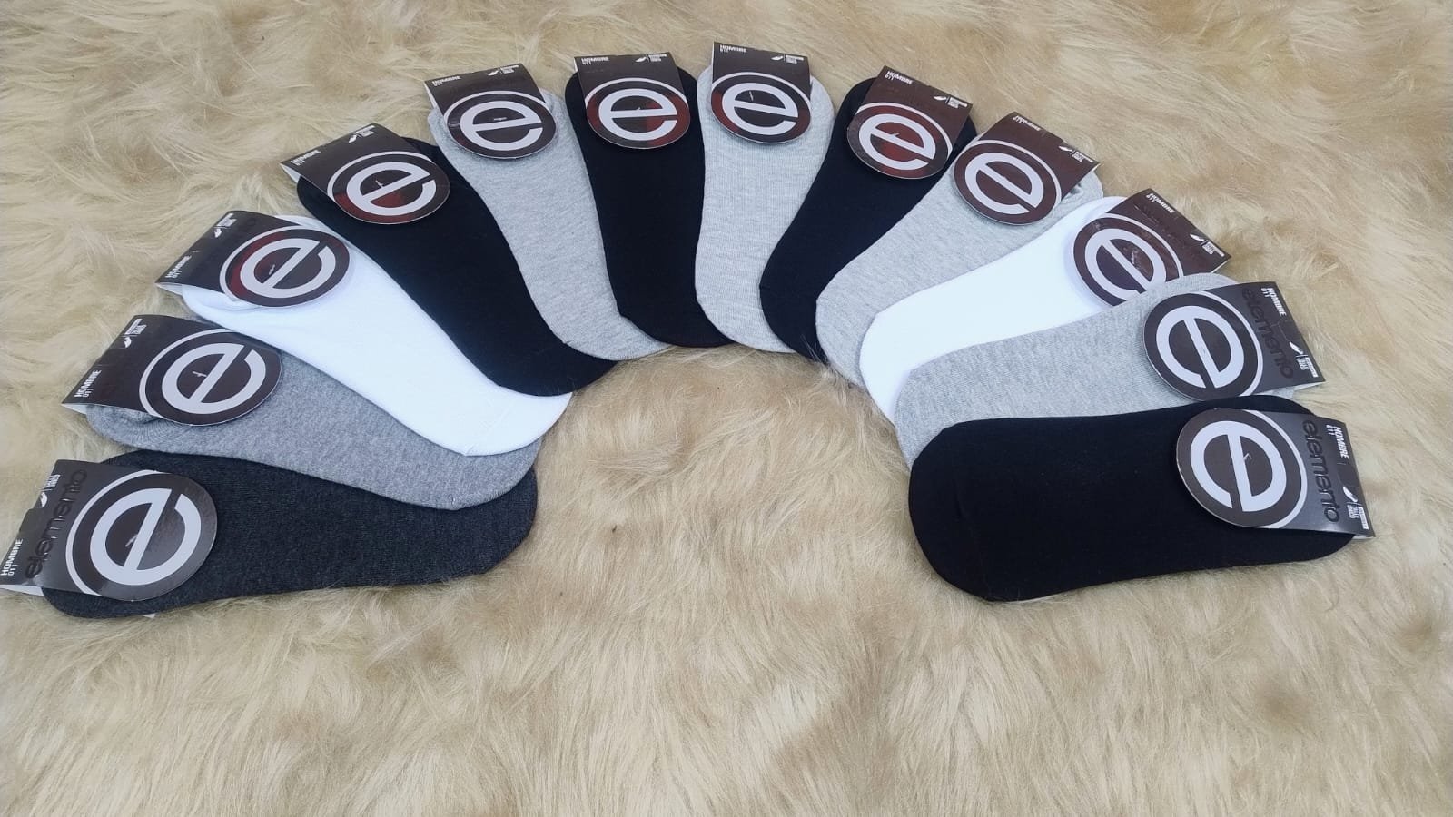 Invisibles de hombre lisos, x12.