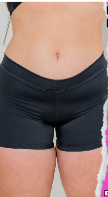 Short malla especial, SOLO COLOR NEGRO x12.