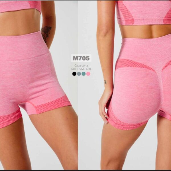 Short calza "seam less" de microfibra, x12.