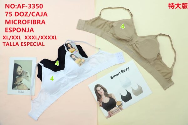 Corpiño de microfibra con esponja ESPECIAL.