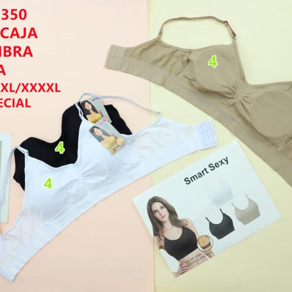 Corpiño de microfibra con esponja ESPECIAL, x12.