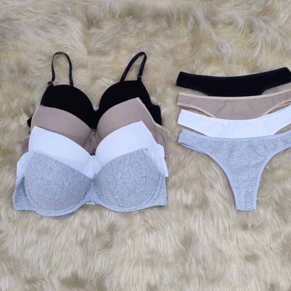 Conjunto tasa soft de algodón con colaless, x12.