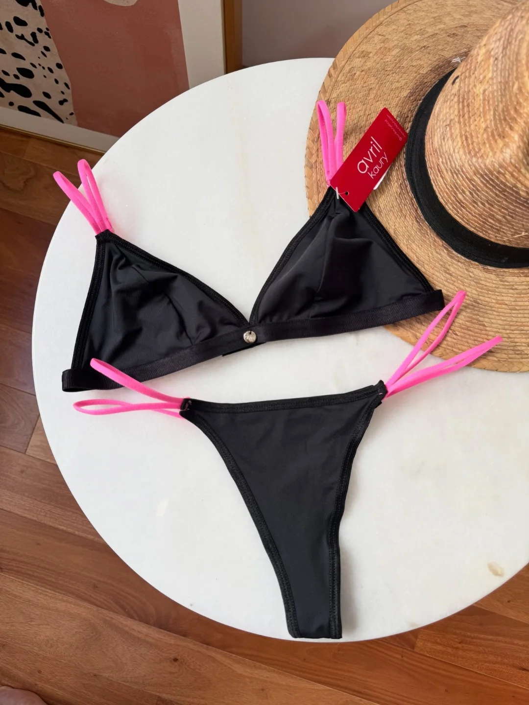 Conj. brallet de microfibra con colaless,.