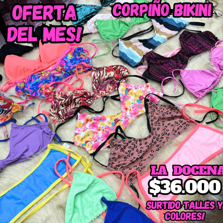 Corpiño Bikini, x12.