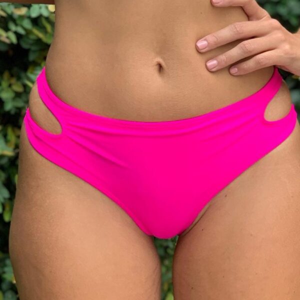 Colaless de bikini con aberturas, SOLO COLOR NEGRO.