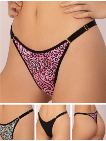 Colaless regulable de algodón estampada, pack x3.