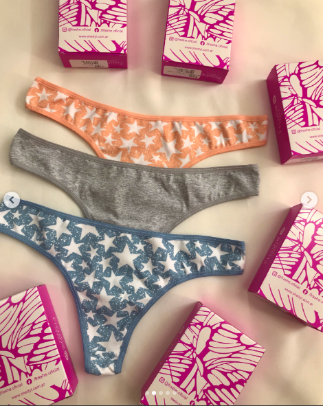 Colaless de algodón estampadas, pack x3.