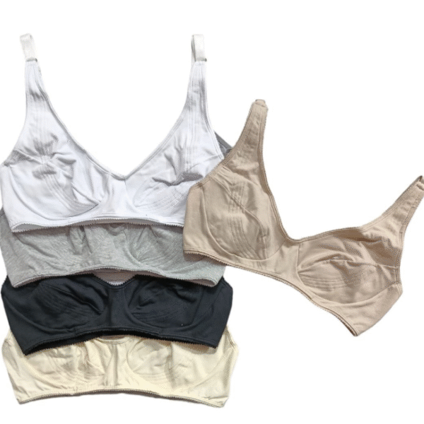 Corpiño reductor de algodón reforzado.