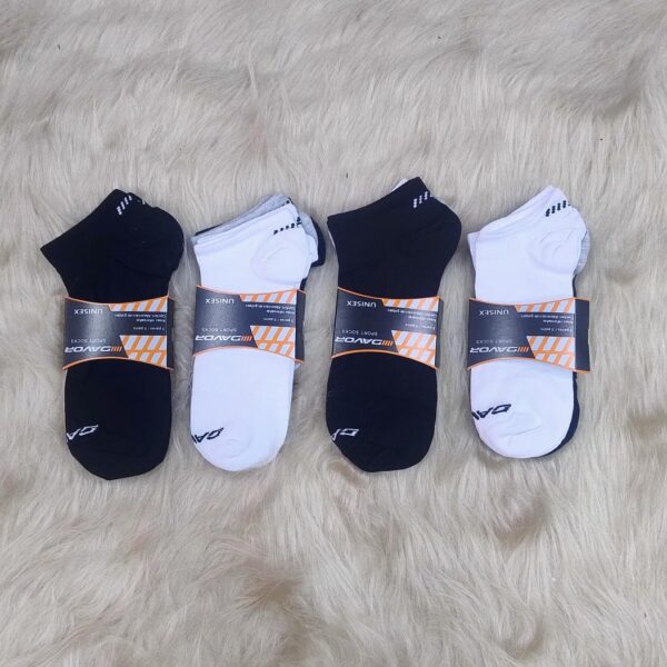 Medias soquetes de algodón, x3.