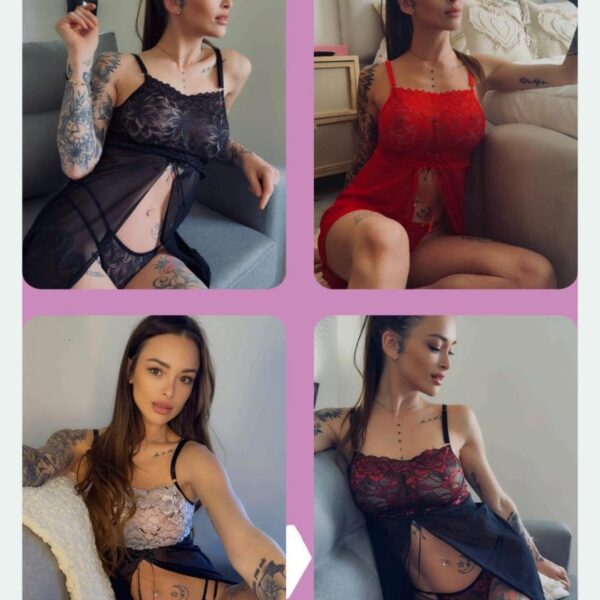 Conjunto camisolin con colaless regulable.