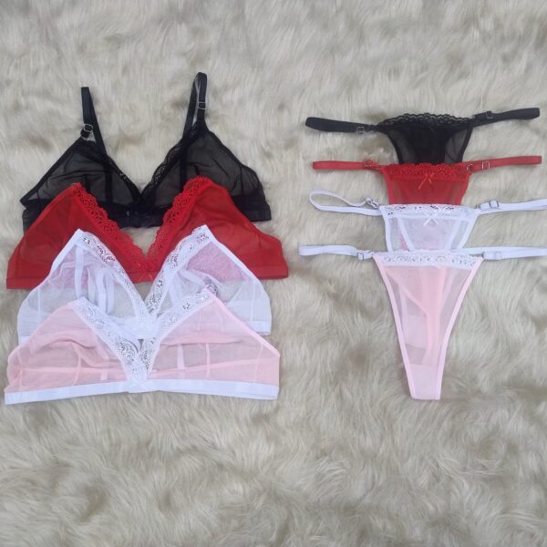 Conjunto brallet de tul con regulable.
