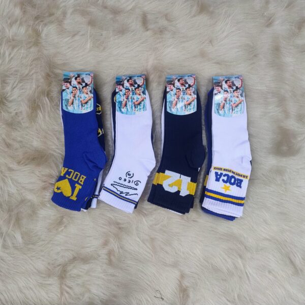 Medias tenis de BOCA JUNIORS.