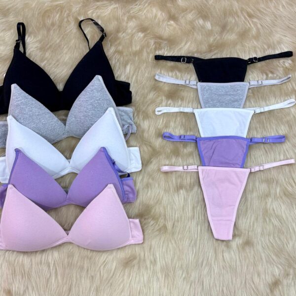 Conjunto triángulo de algodón con regulable, x12.