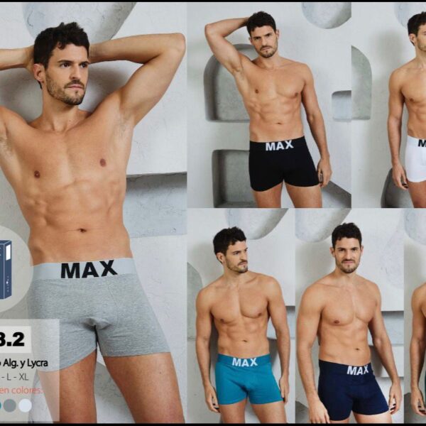 Bóxer de algodón con elástico, MAX.