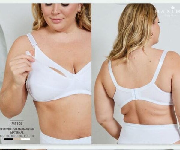 Corpiño de amamantar liso, x12.