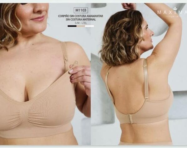 Corpiño amamantar sin costura.