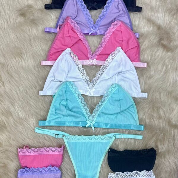 Conjunto brallet de morley pasteles.