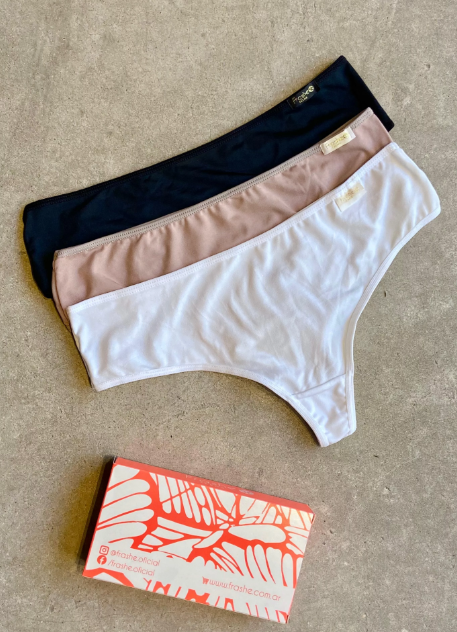 Culoteless de microfibra, pack x3.