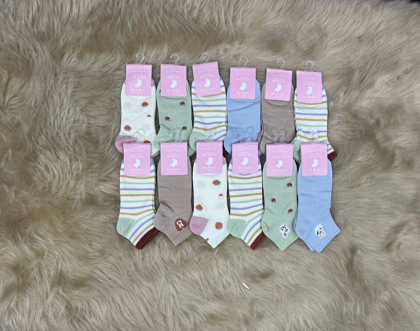 Soquete de niñas, x12.