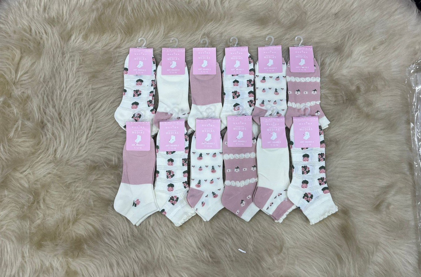 Soquete de niñas, x12.