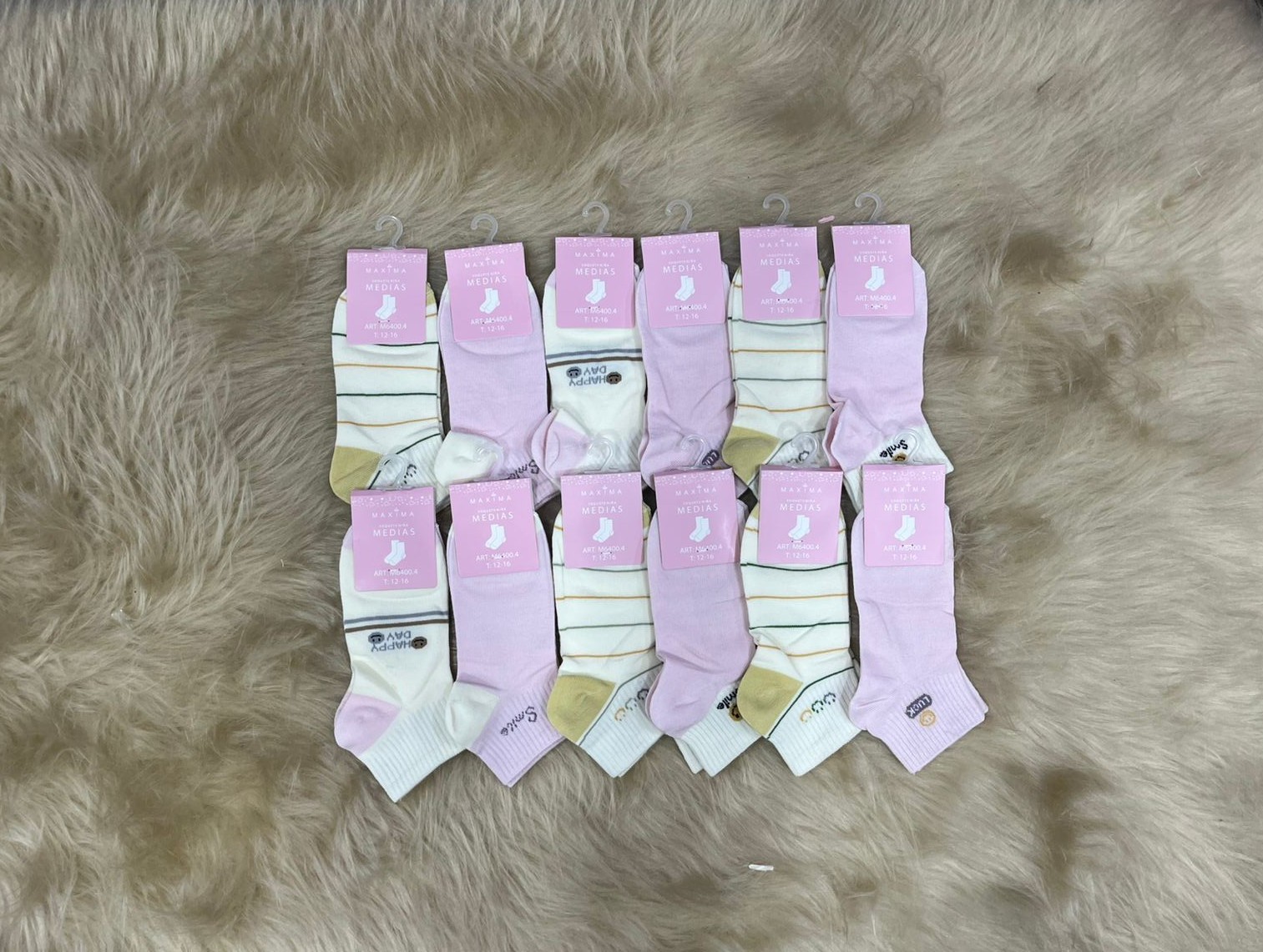 Soquete de niñas, x12.