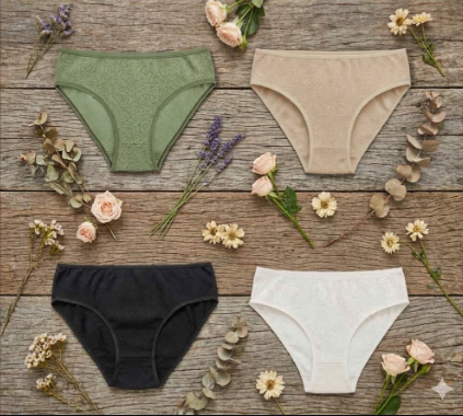 Bombachas tiro corto de microfibra labrada.