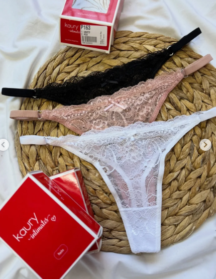 Colaless regulables de encaje, pack x3.