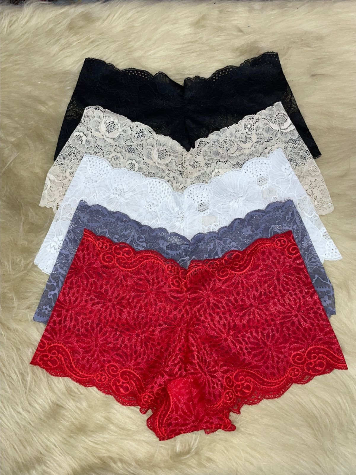 Culotte de puntilla, x12.