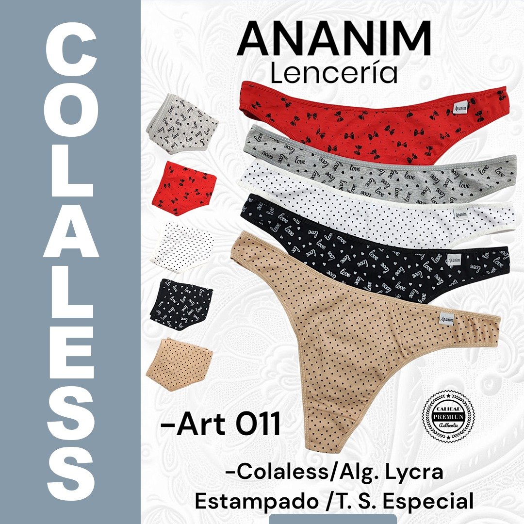 ColaLess  de Alg. Lyc. Estampada. Talle S especial .