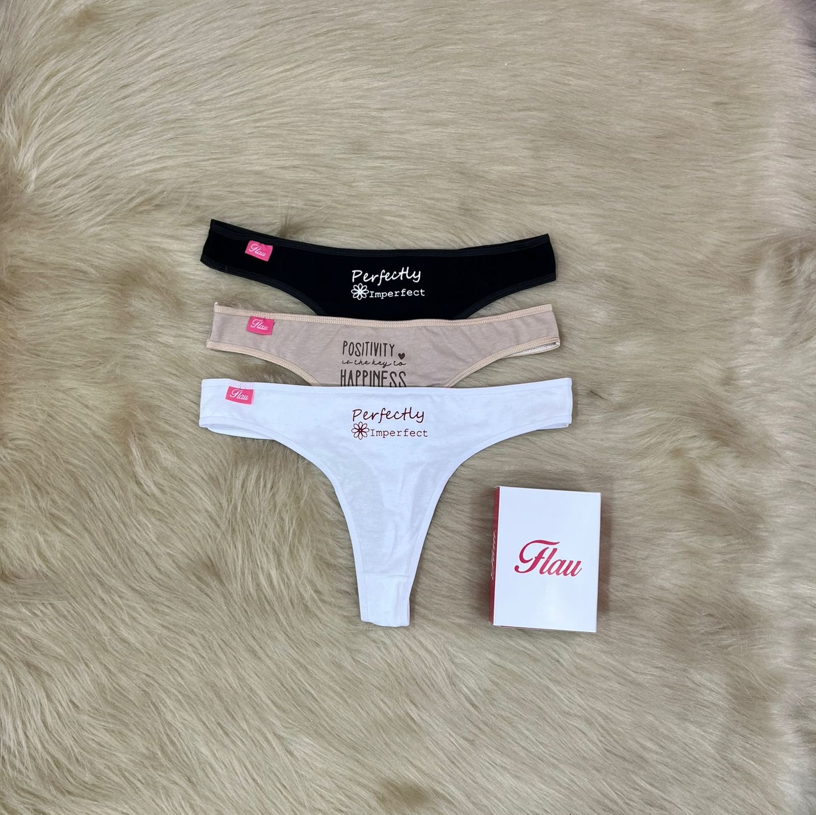 Colaless de algodón estampada, pack x3.