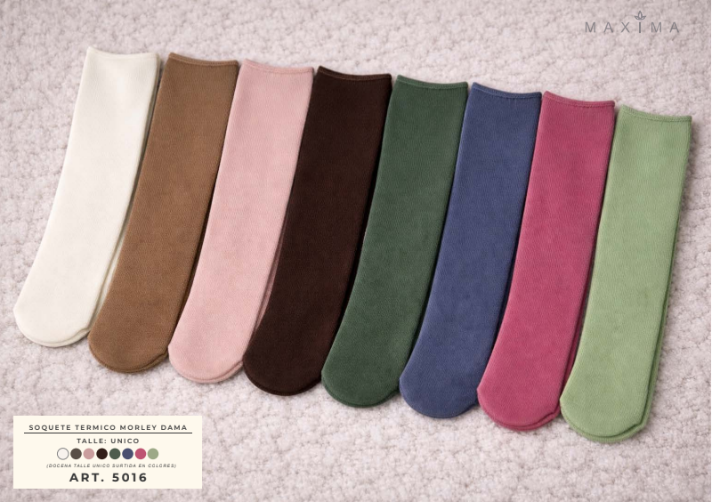 Soquetes térmicos morley dama multicoles