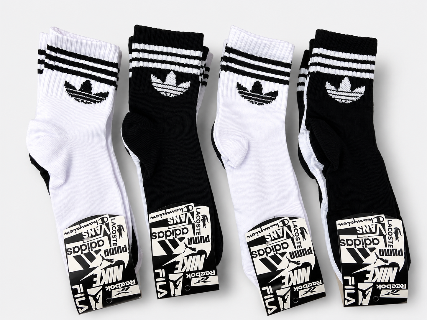 Medias tenis Adidas de adulto, x12.